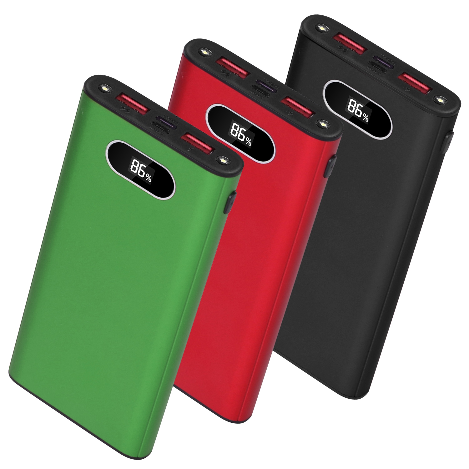 Banque d'alimentation 20000mAh 22.5W - Options couleurs