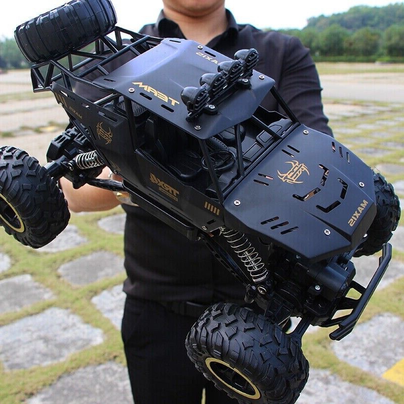Auto RC rampage 4WD rechargeable, phares LED, tout-terrain