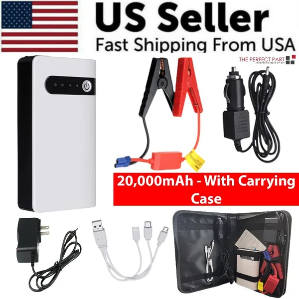 Démarreur voiture 20000mAh batterie portable chargeur