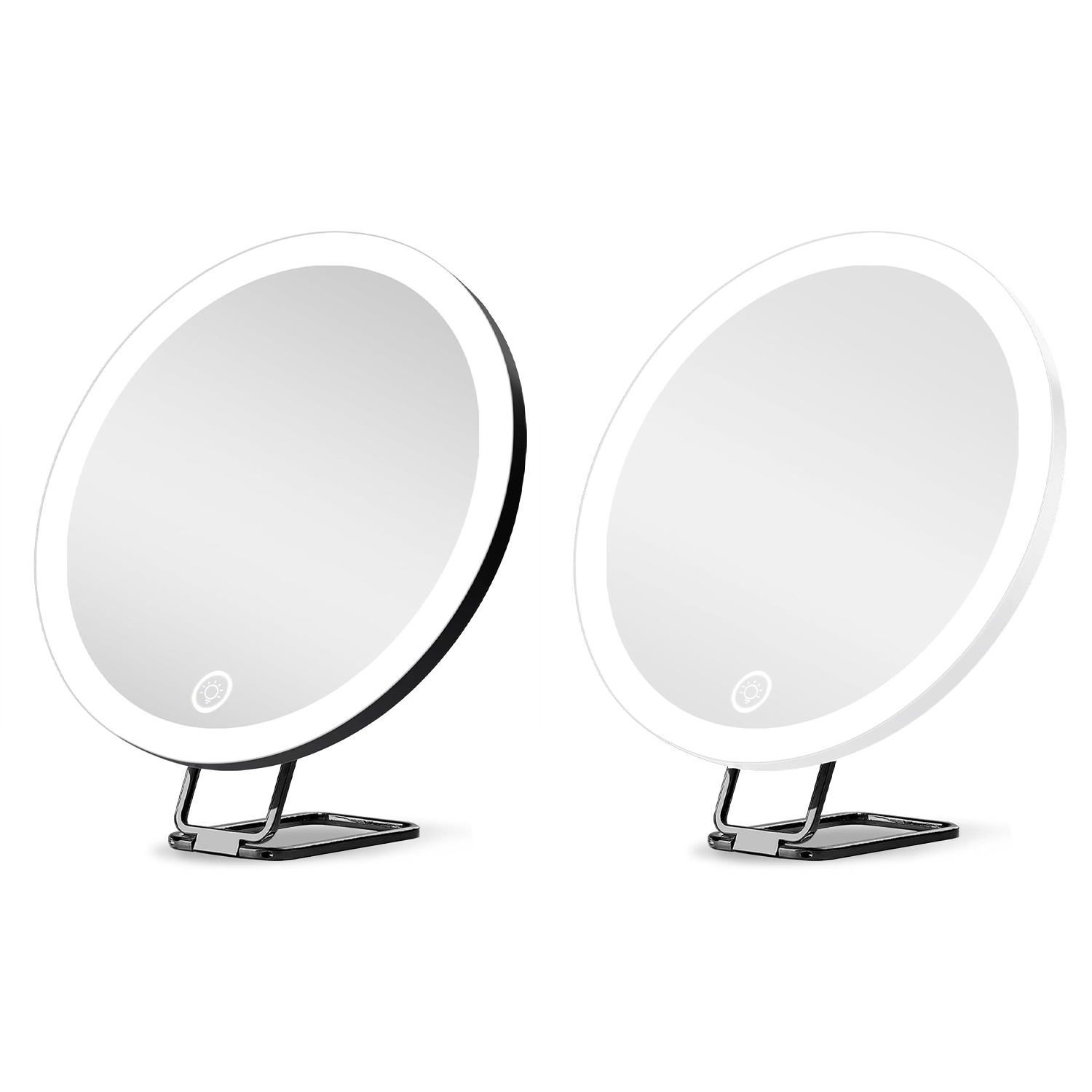 Miroir grossissement 30X lumière LED 3 couleurs ajustable