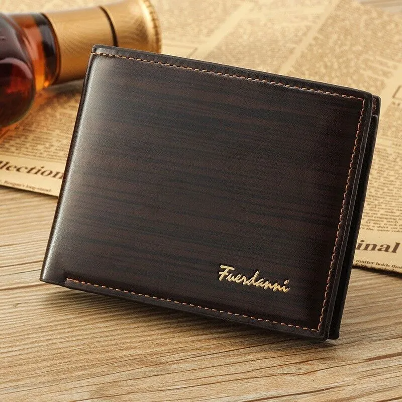 Portefeuille homme cuir bifold RFID