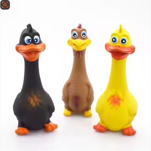 Jouet latex canard Hiphoppet - Squeaky chien