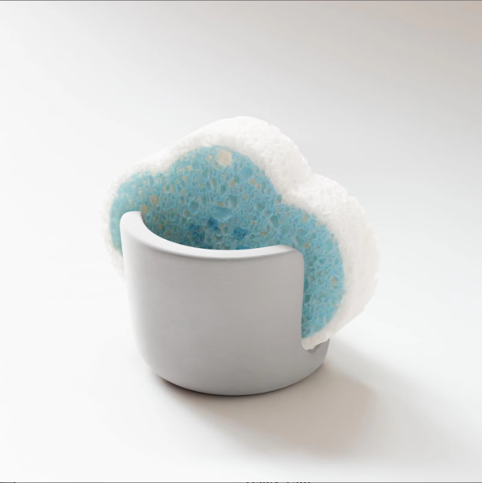 Porte-éponge terre diatomée cuisine salle bain