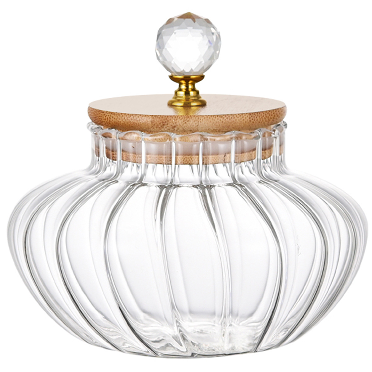 Pot rangement verre borosilicate 1pc, contenant café, cuisine