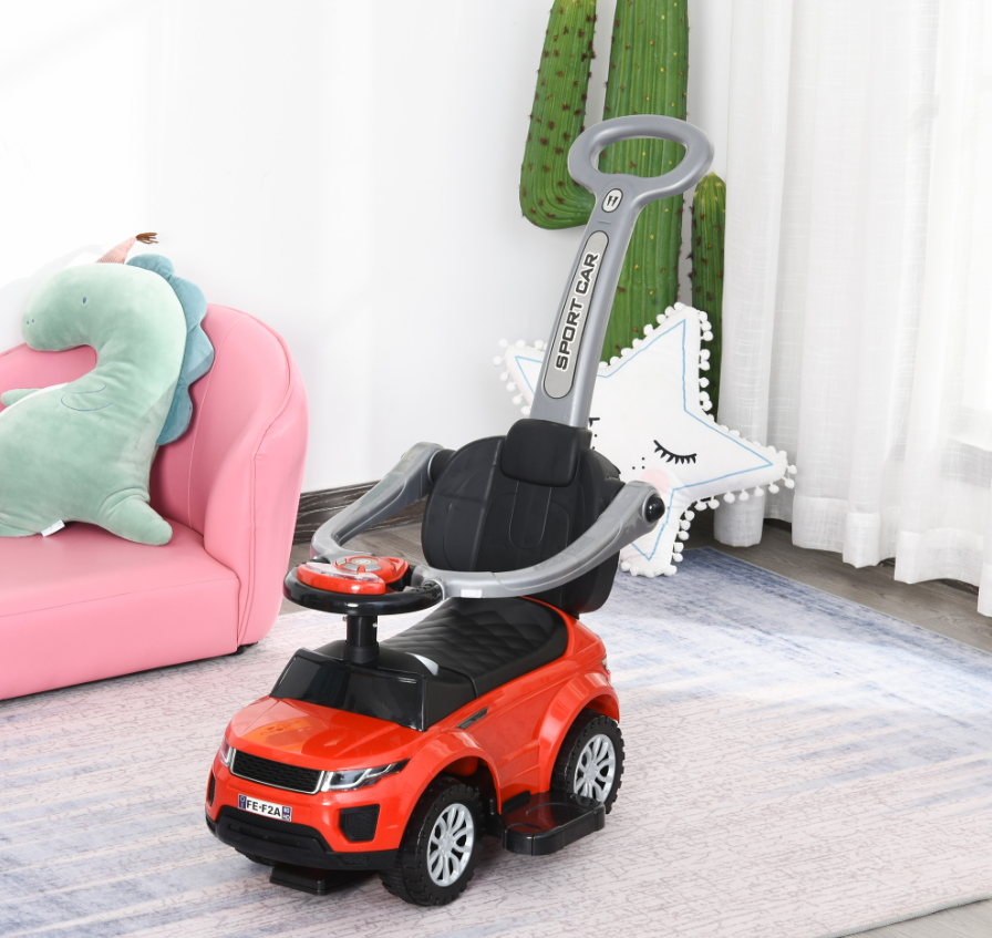 Tricycle enfant 3 en 1 rouge 1-3 ans