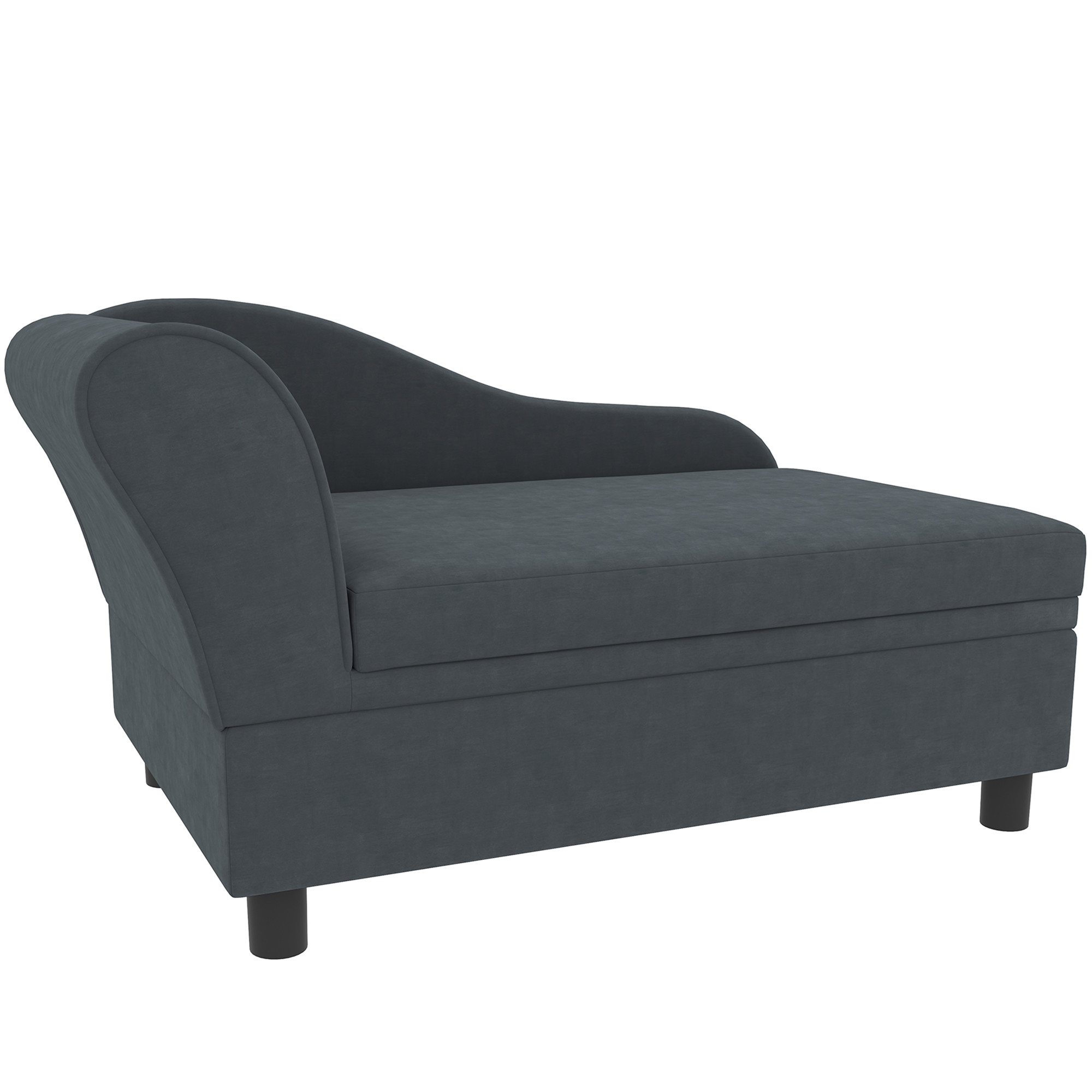 Sofa lit animaux rangement gris foncé chats petits chiens