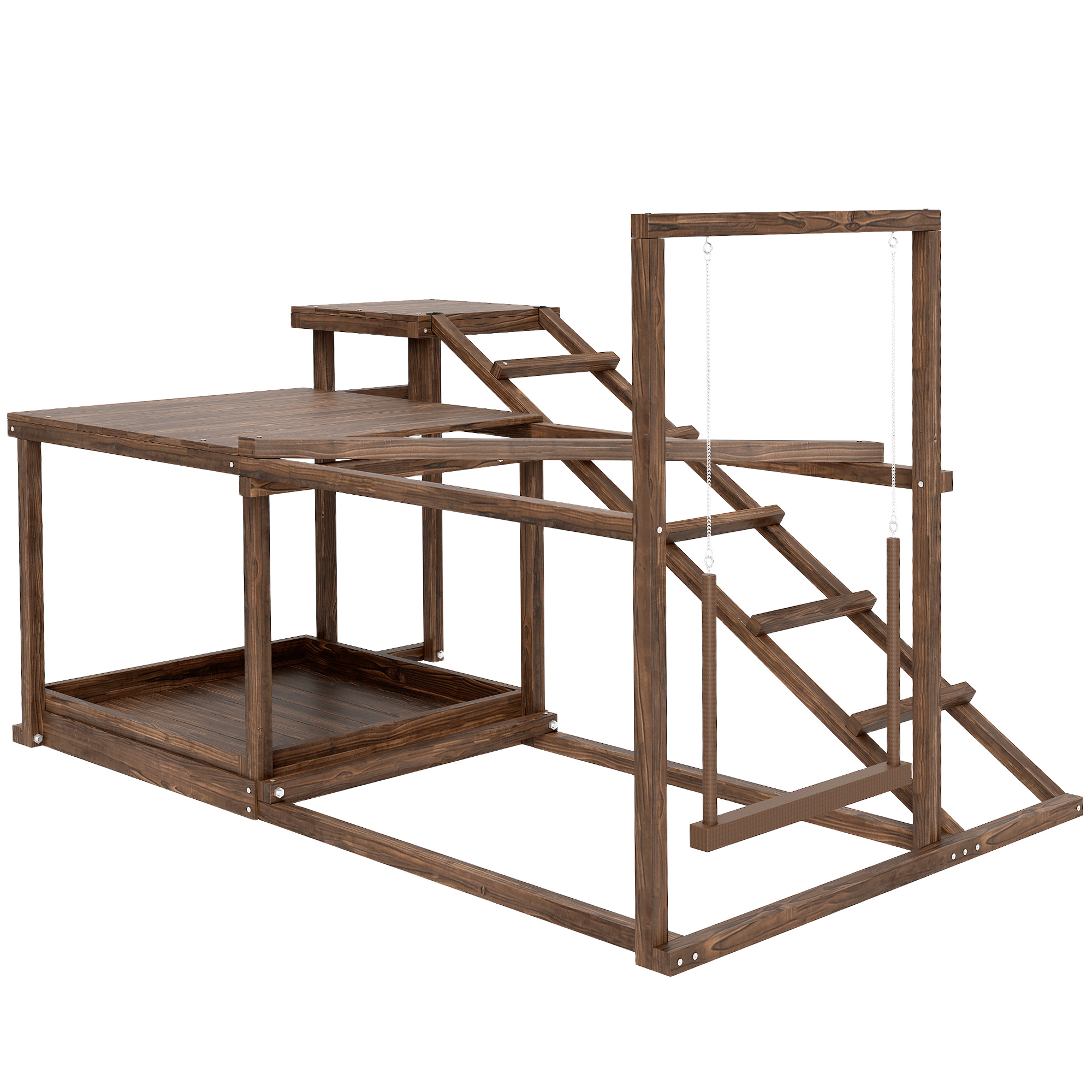 Ensemble de jeux pour poules avec perchoir