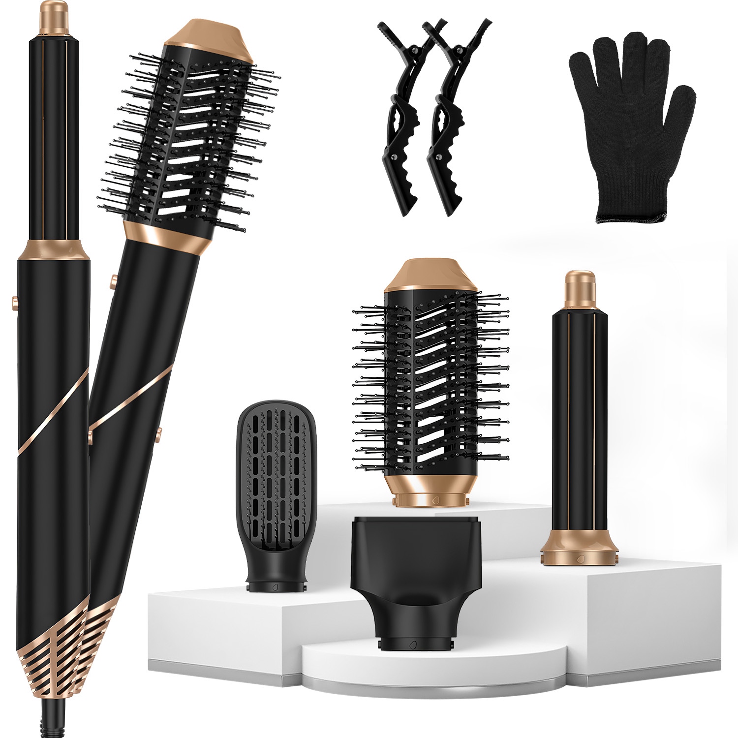Sèche-cheveux 5-en-1 chauffant rapide 3 températures ALCI