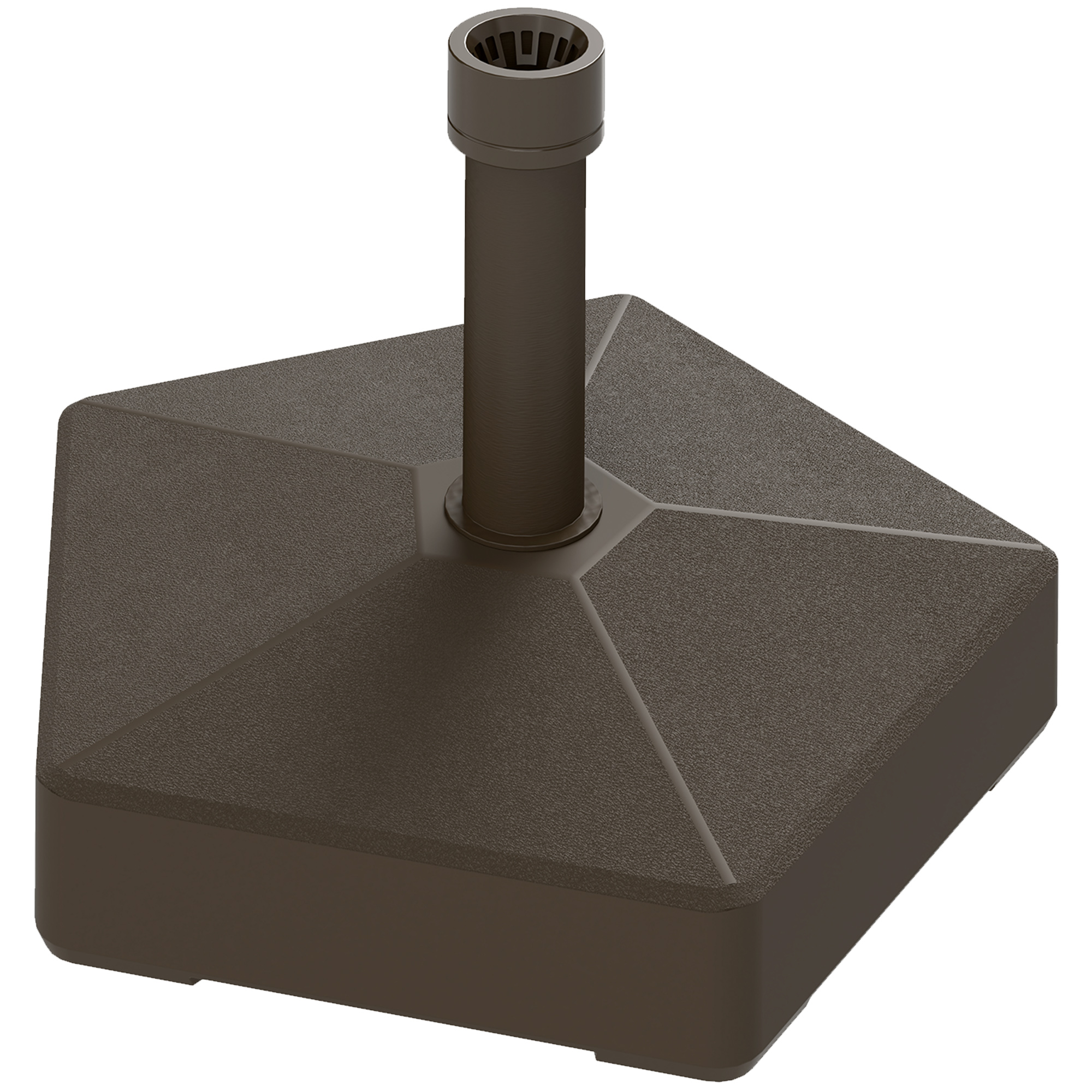 Socle parasol terrasse 42 lbs marron