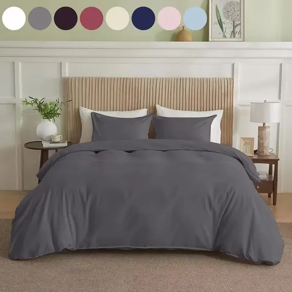 Housse couette Serta Simply Clean matelassée Queen