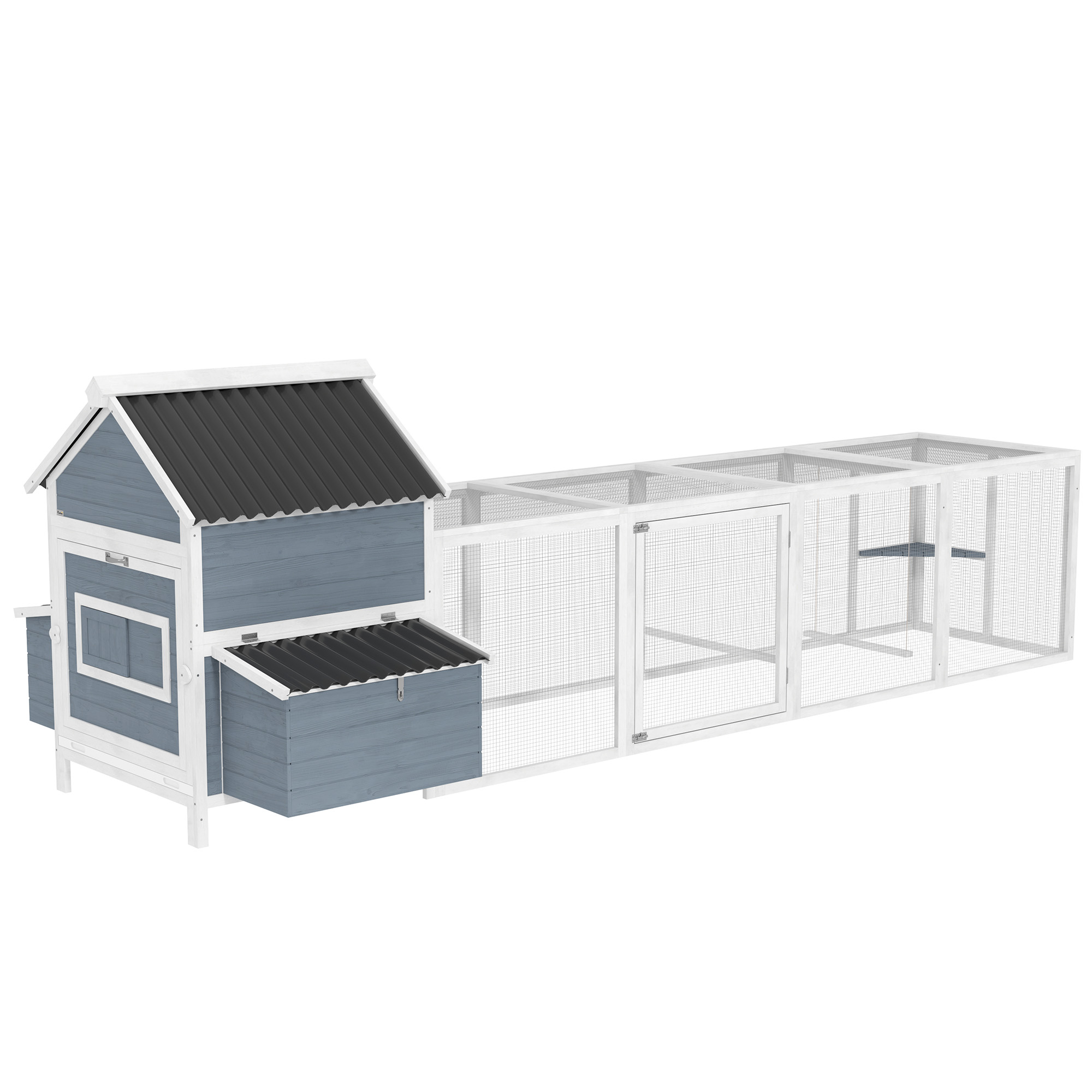 Poulailler bois 156 extra-large 2 nids