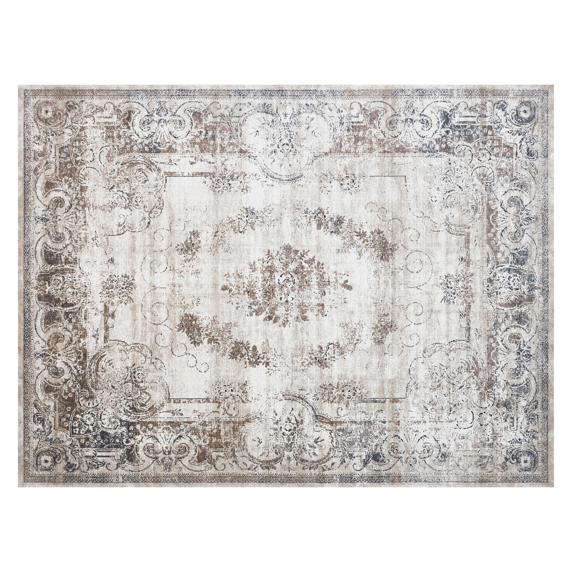 Tapis bohème 6x9 lavable chambre salon