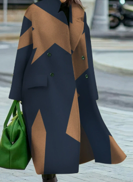 Manteau Laine Femme Manche Longue Nouveau Style Européen