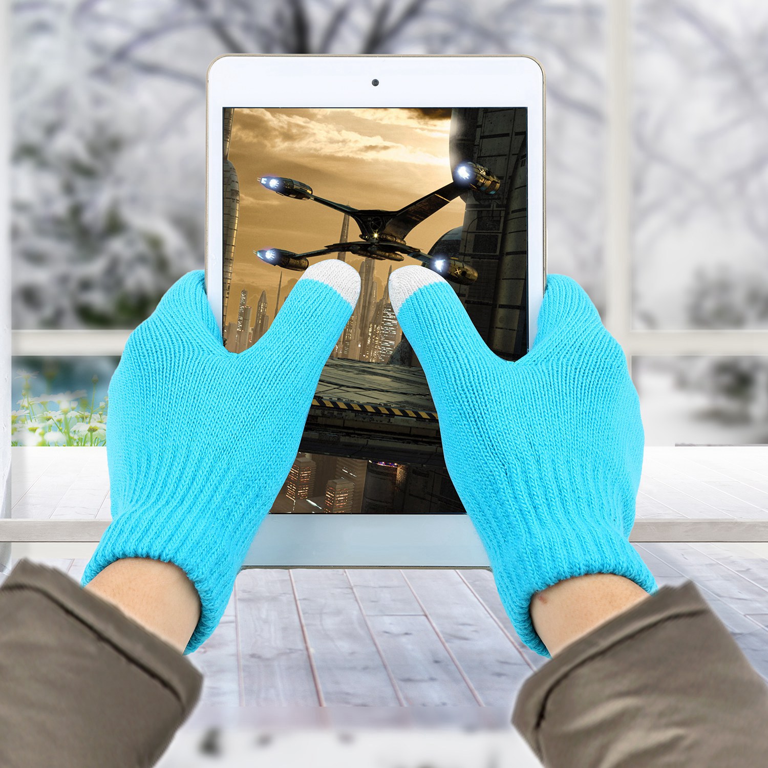 Gants hiver tactiles unisexe imperméables