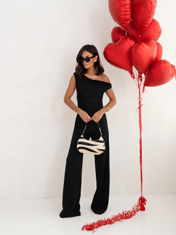 Jumpsuit femme bretelles fines boutons latéraux