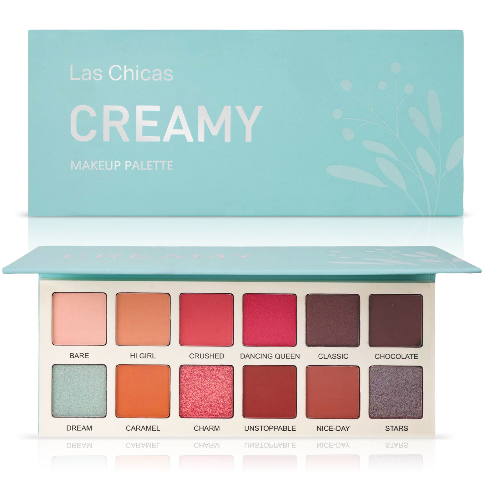 Las Chicas Palette ombres 12 couleurs luxe