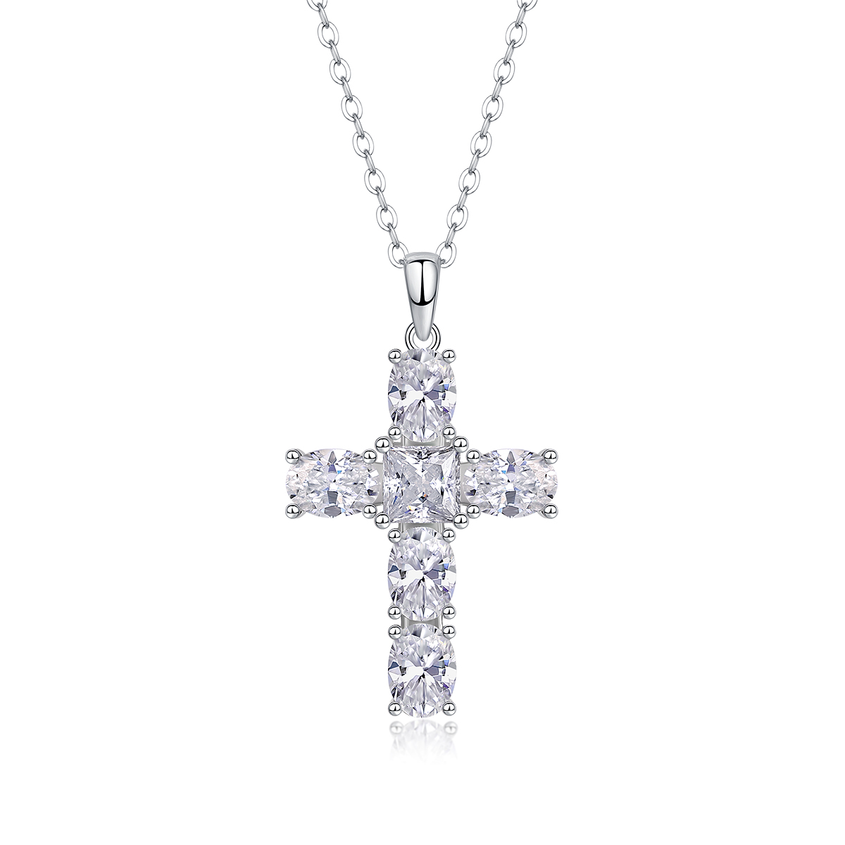1Soul Guidance - Ensemble pendentif moissanite S925 argent sterling
