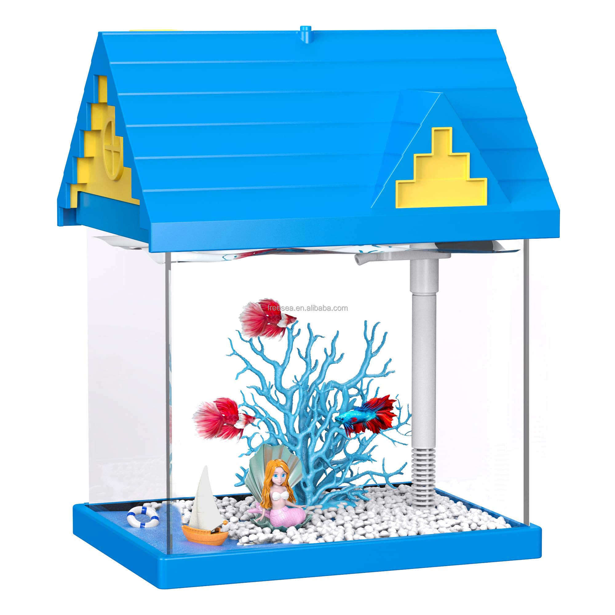 FREESEA Réservoir poisson acrylique 2 gal