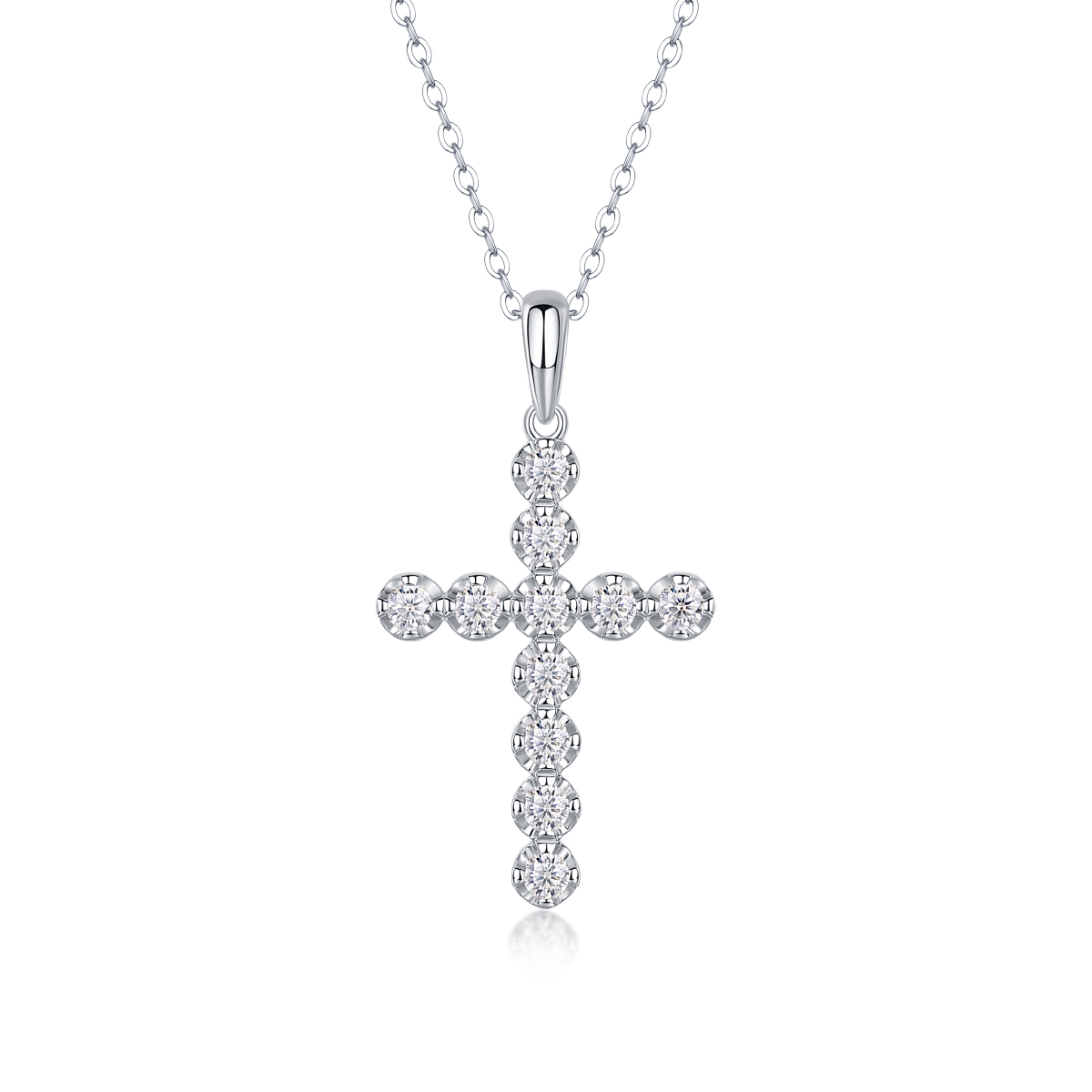 1Entrusted - Pendentif moissanite S925 argent confié confiance