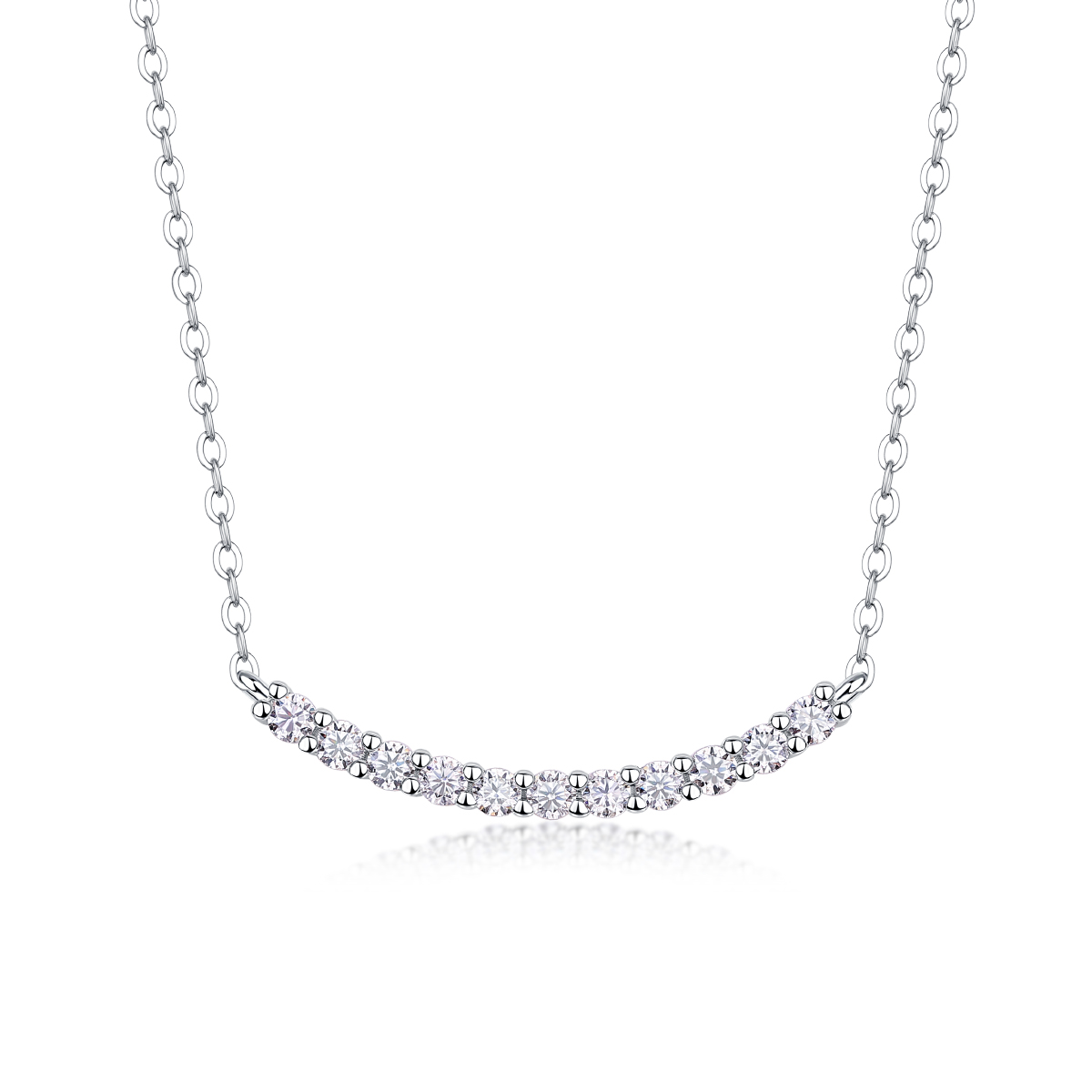 1Relaxed Feel - Pendentif moissanite S925 argent sterling