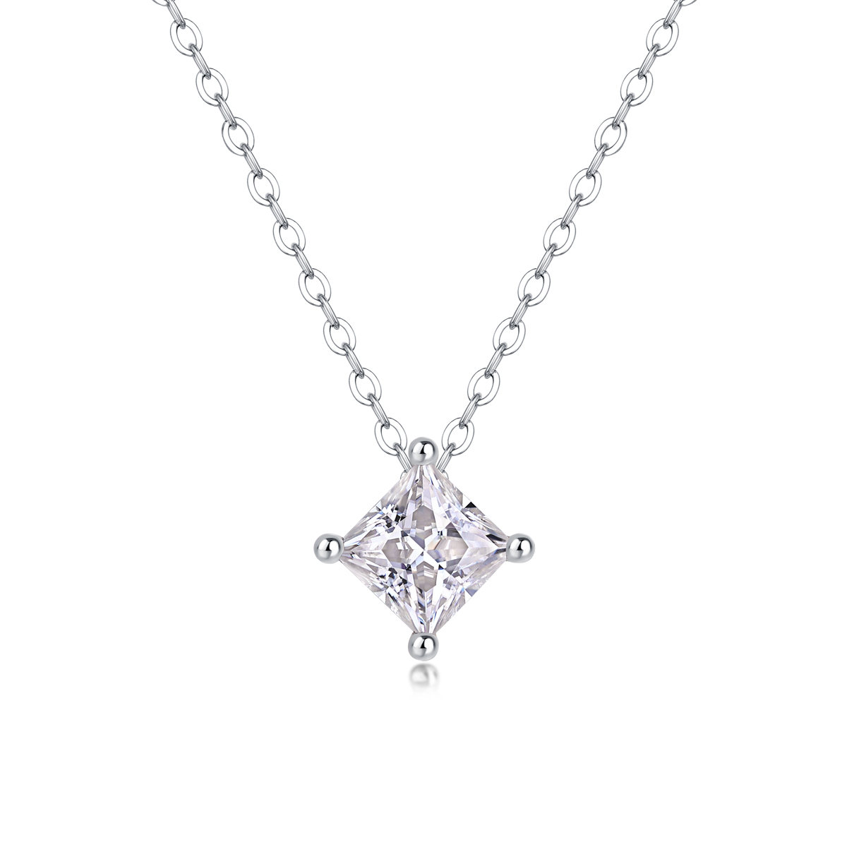 1Rester Ensemble - Pendentif Moissanite S925 Argent