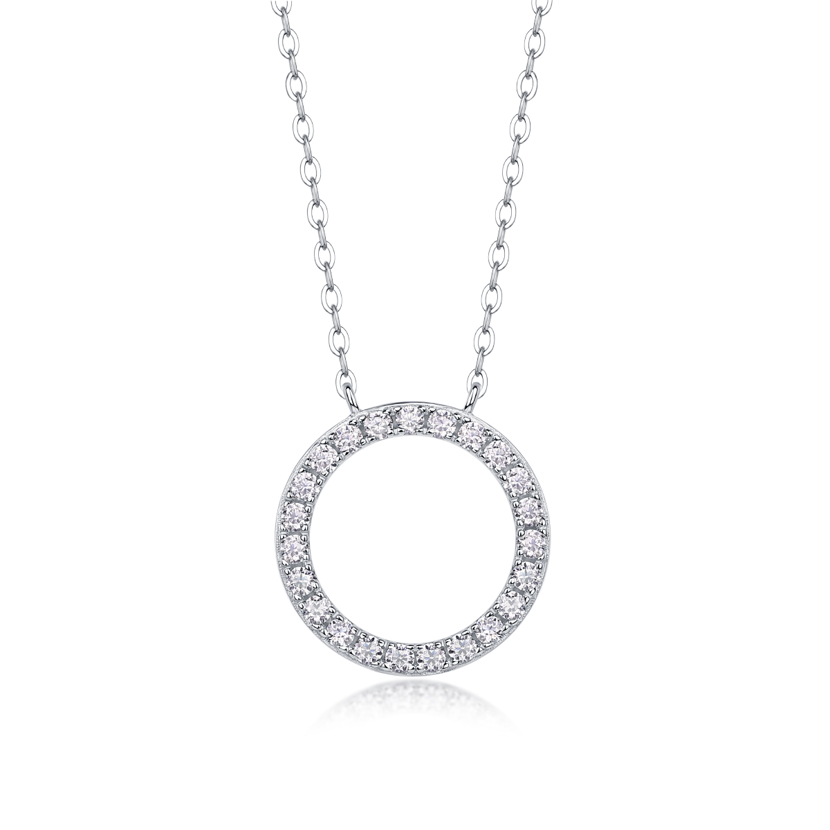 1As You Wish - Pendentif moissanite S925 argent sterling