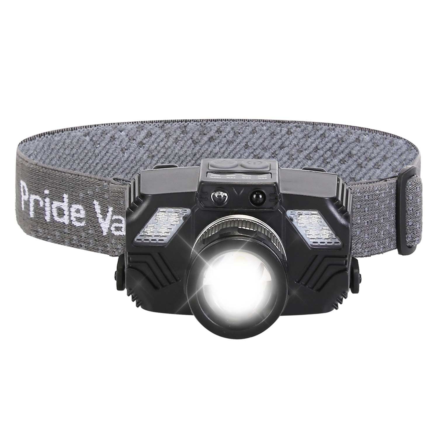 Lampe frontale LED capteur mouvement, 3 modes