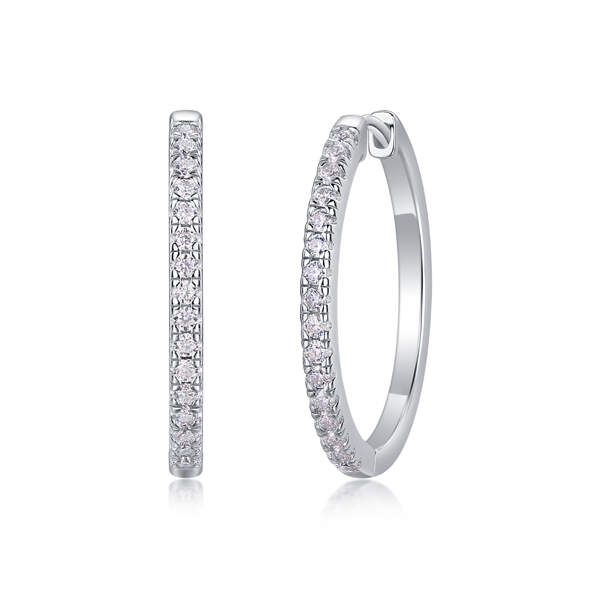 1Yuedong Light - Ensemble pendentif moissanite S925