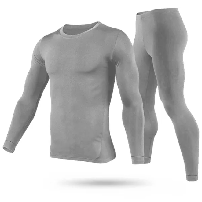 Ensemble sous-vêtements thermiques homme, pantalon long hiver