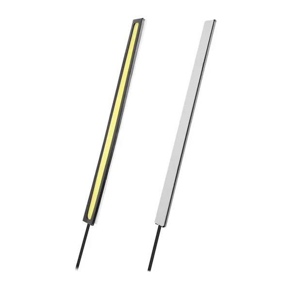 2 feux de jour LED COB antibrouillard 12V étanche IP45 autocollants