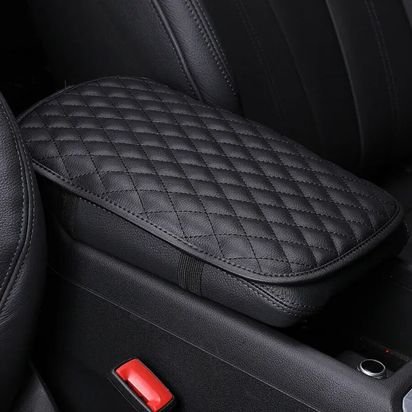 Couvre-accoudoir cuir PU centre console auto