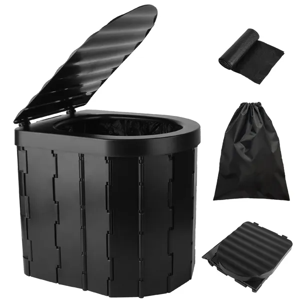 Toilette portable urgence auto camping caravaning sacs