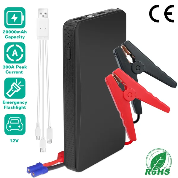 Démarreur saut auto 12V 360A 20000mAh