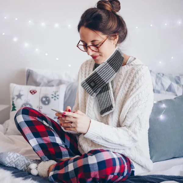 Foulard chauffant électrique USB col unisexe hiver