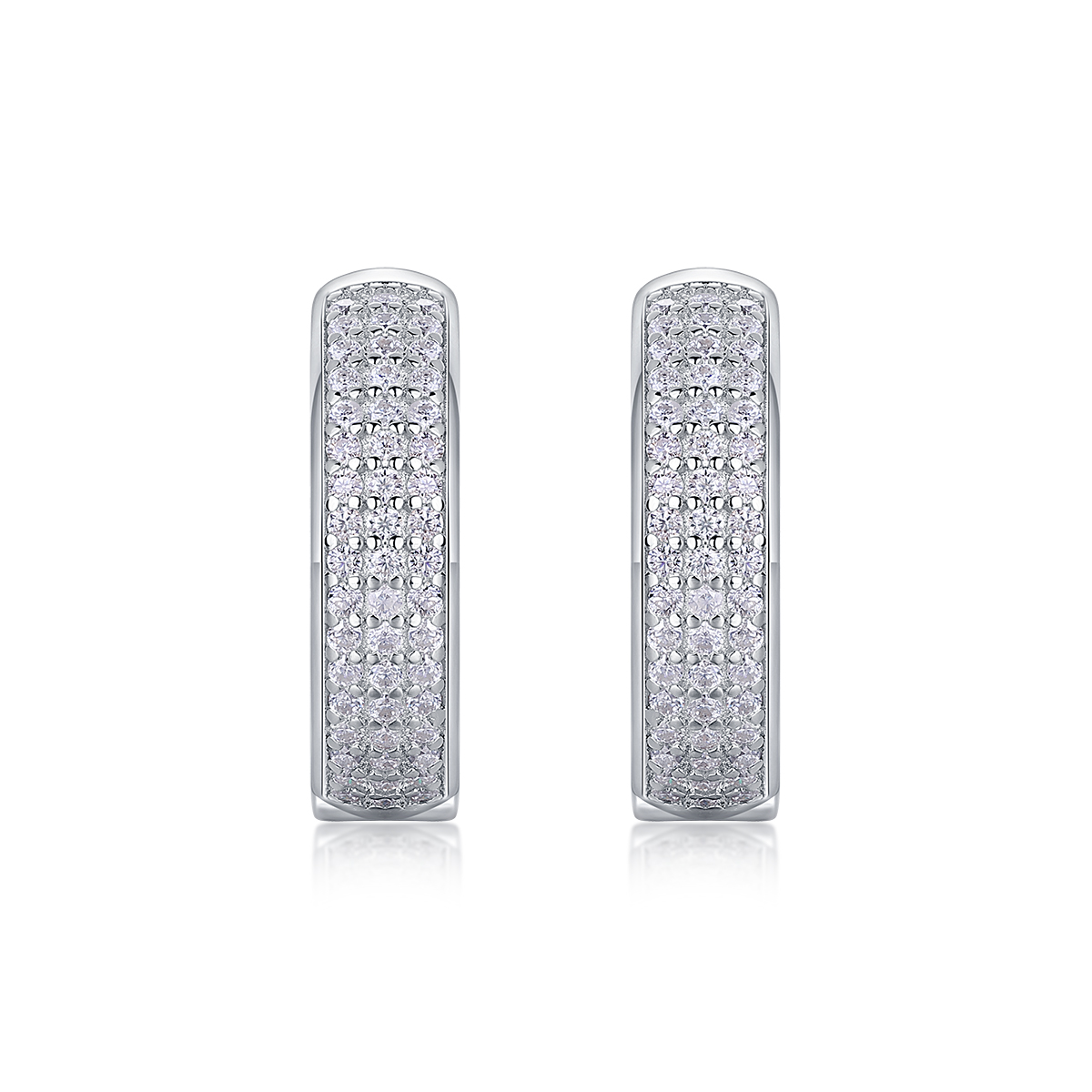 1Years - Ensemble boucles moissanite S925 plaqu