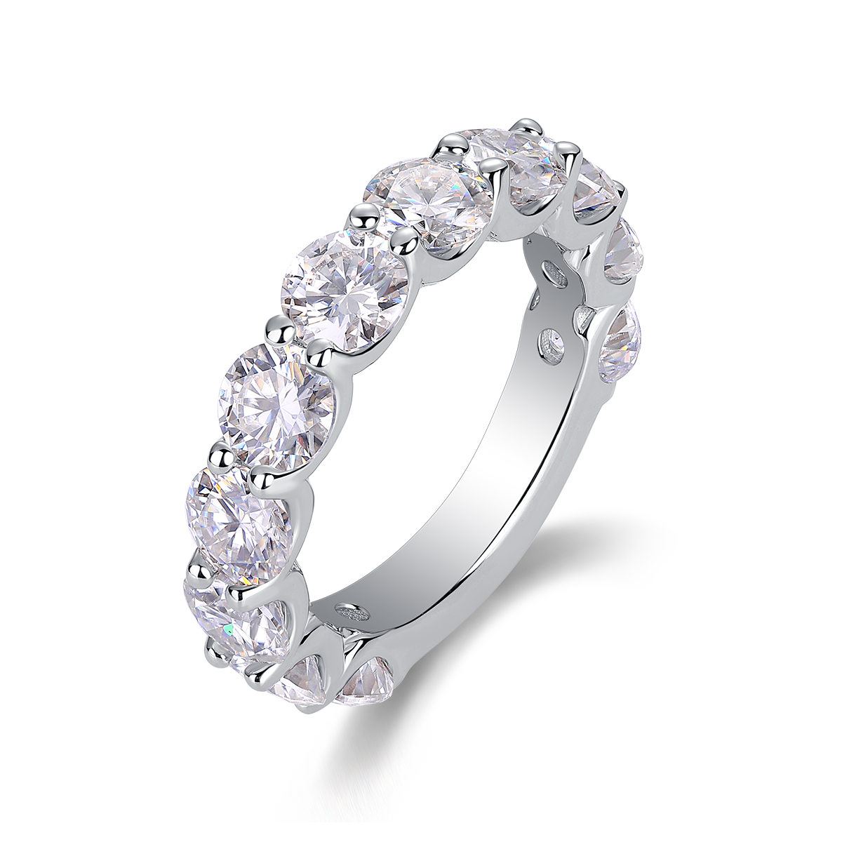 1Dazzling Moments - Ensemble bijoux moissanite S925 argent sterling