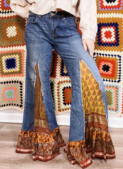 Jean casual décontracté femme