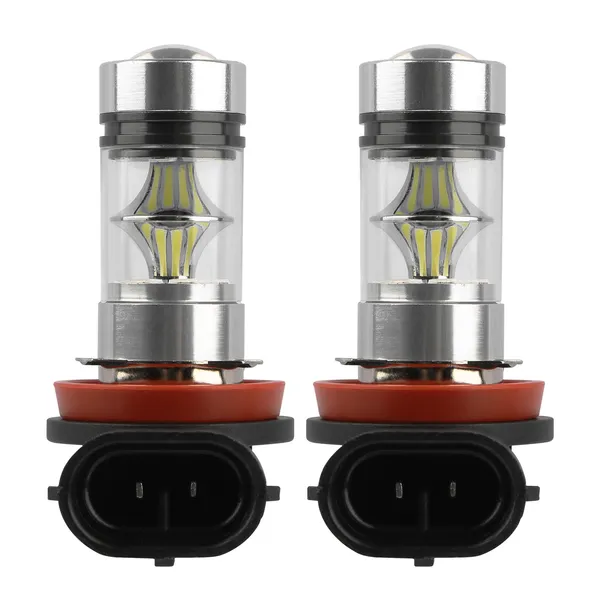 2 ampoules LED antibrouillard 100W 1000lm 6000K blanc
