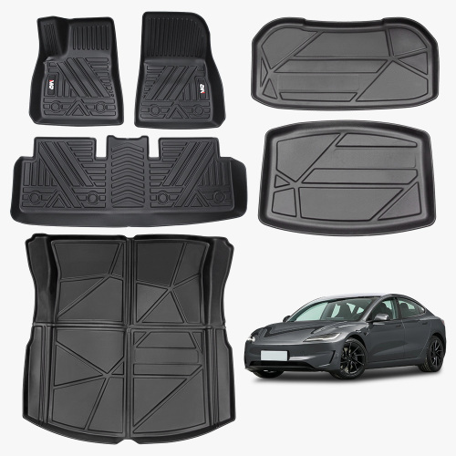 Tapis sol TPE Tesla Model 3 2023-2025 6Pc