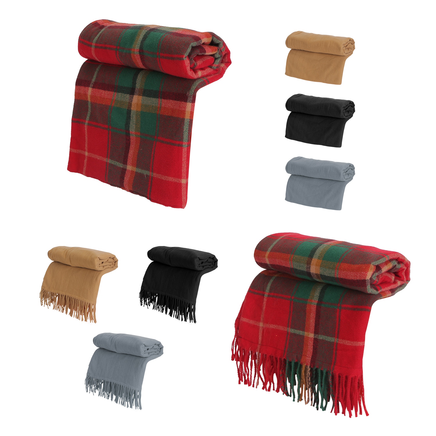 Châle chauffant USB 79x24po 3 niveaux lavable machine