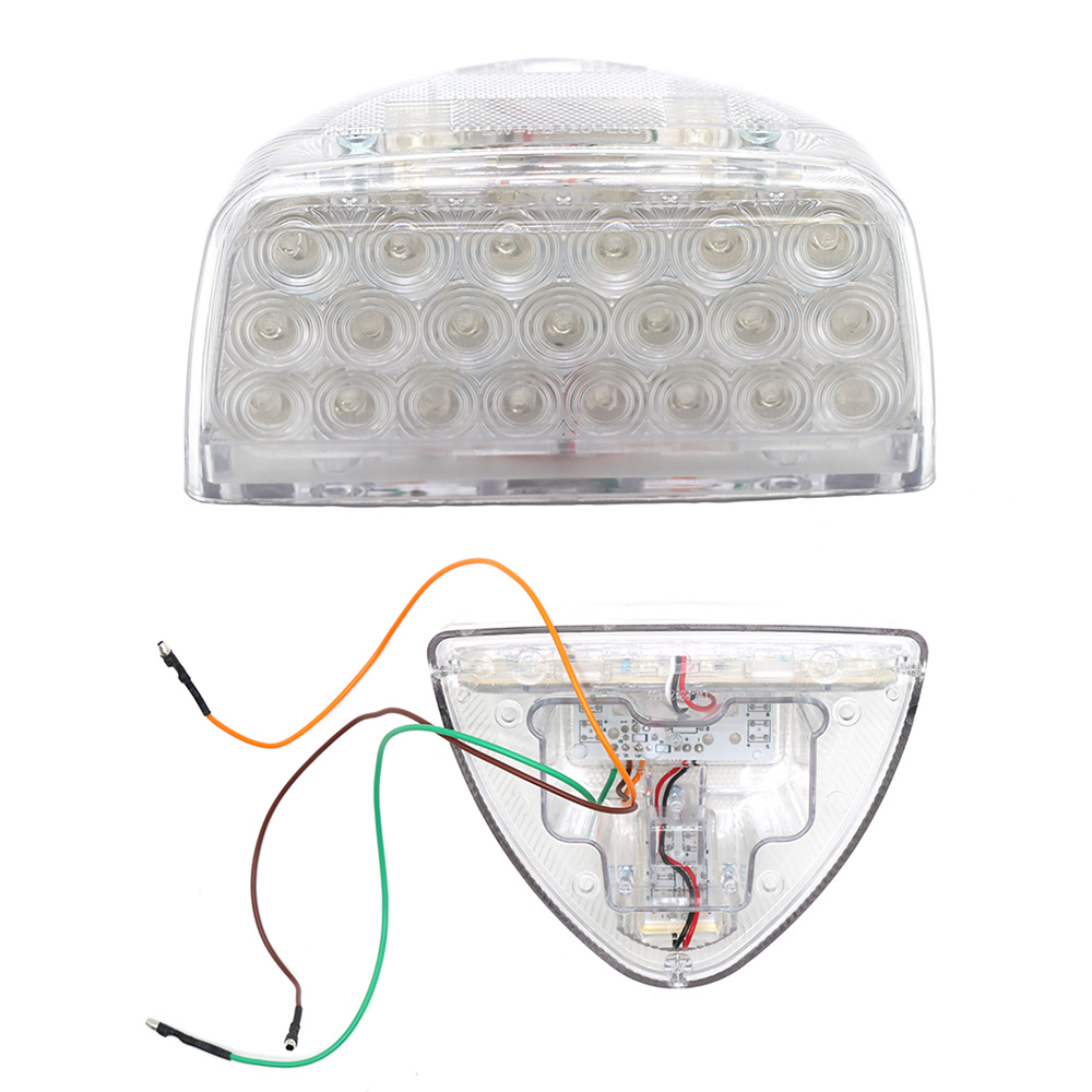 Feux clignotants Peterbilt 31 LED ambre lentille claire 2pc