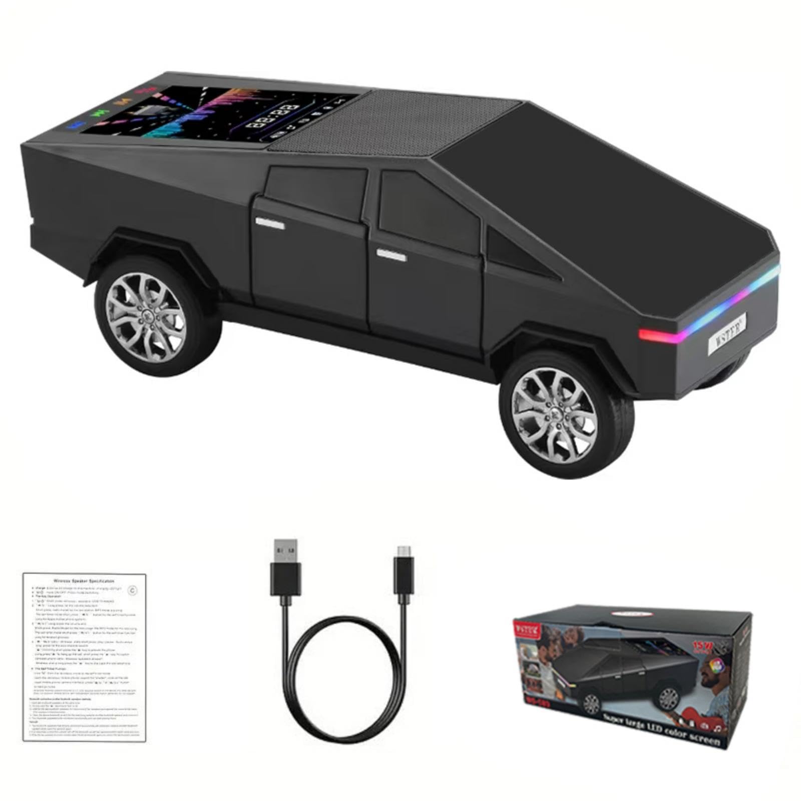 Haut-parleur camion WS-580 Bluetooth affichage radio