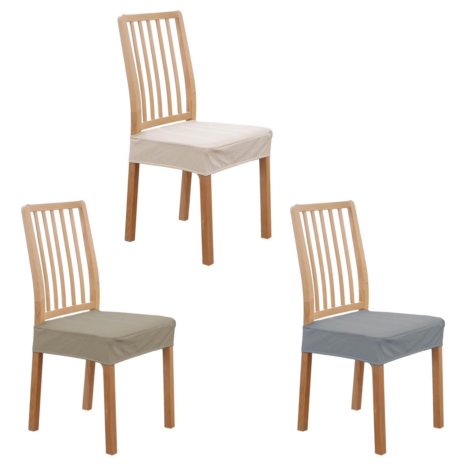 4pc housses extensibles imperméables chaise à manger lavables