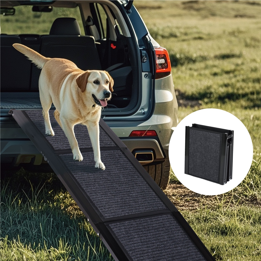 Rampe chien voiture 65x17" pliable 250 lb