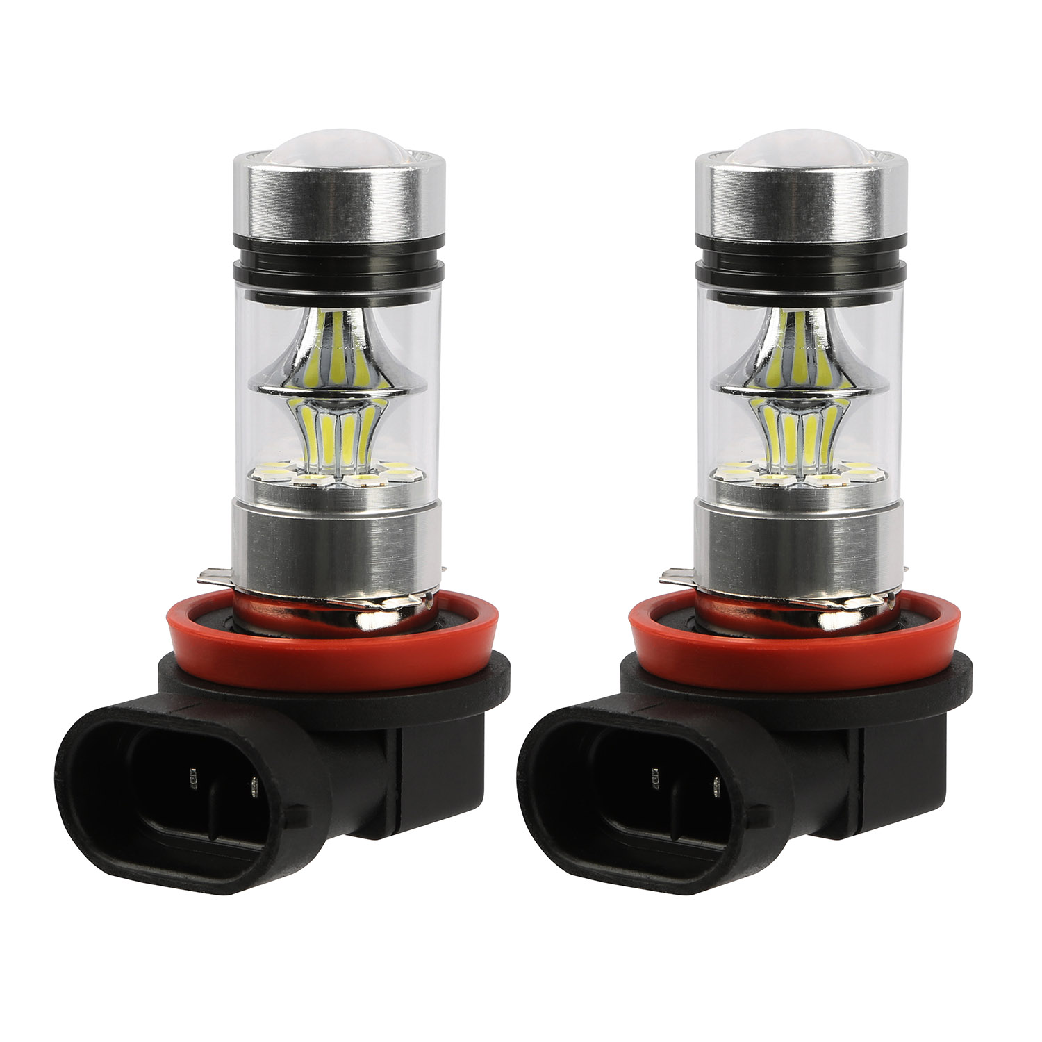 2x ampoule LED brouillard H8-H9-H11 IP65 6000K blanc