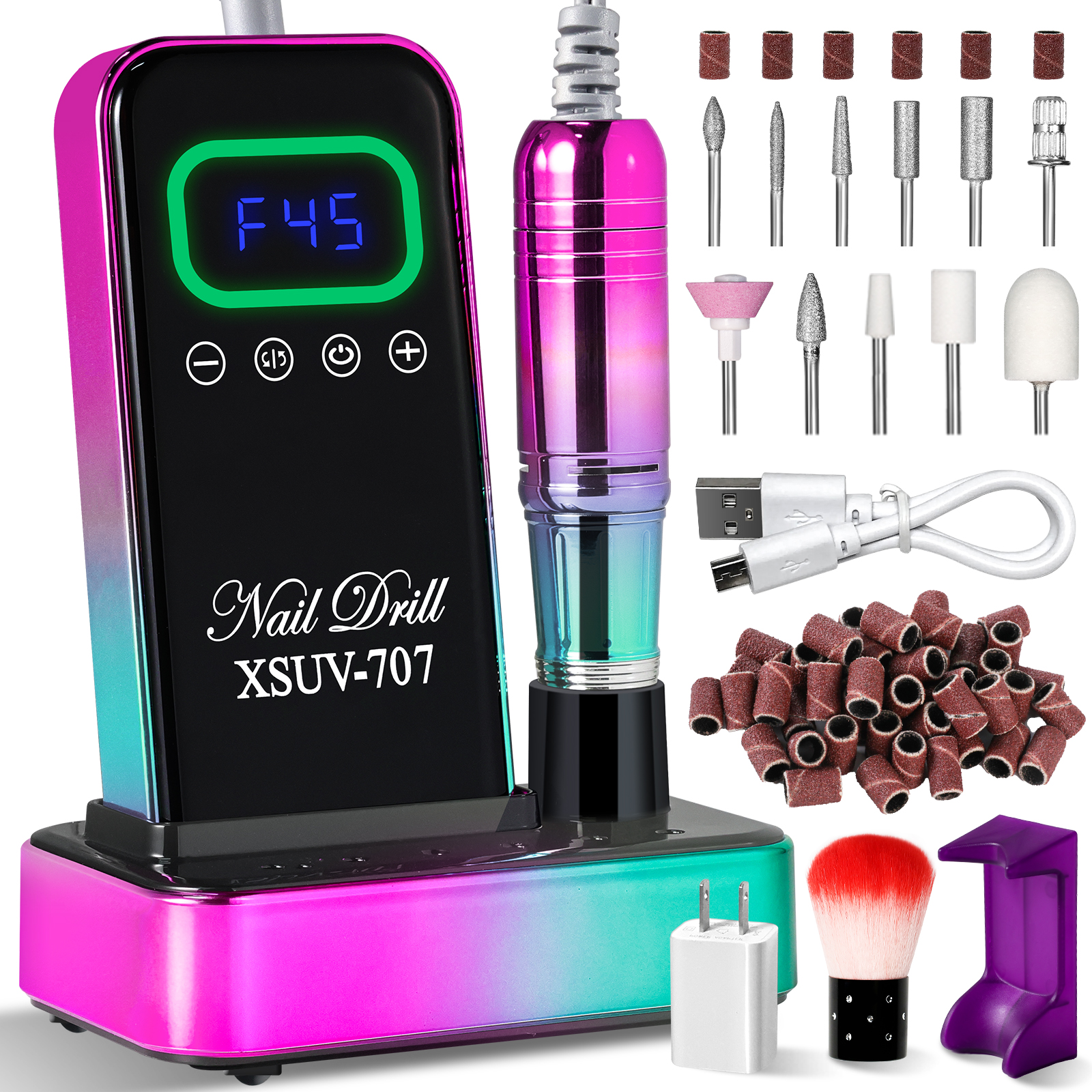 Perceuse Ongles 45000 tr/min Sans Fil