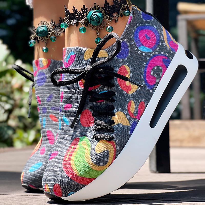 Espadrille sport lacet côté glissante femme