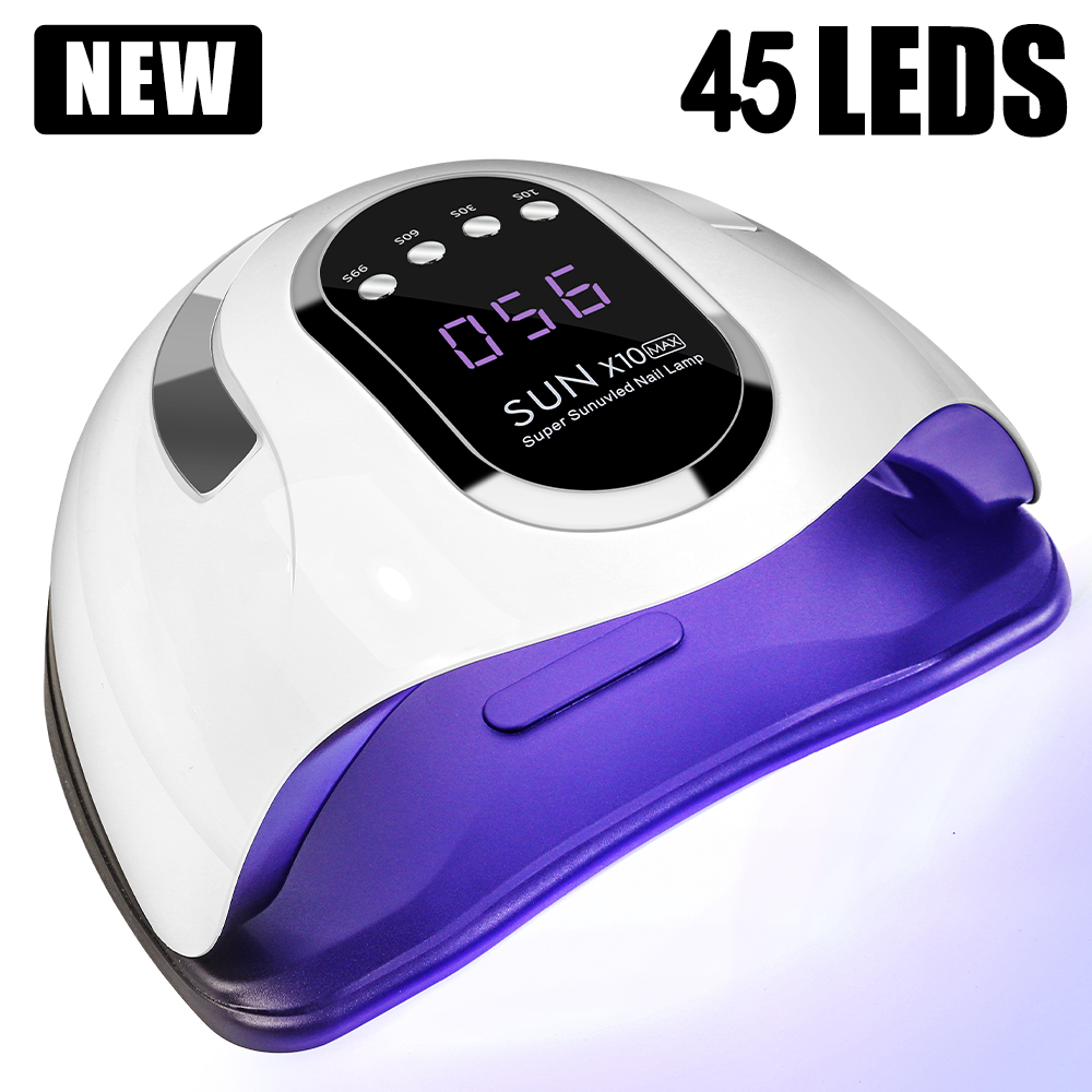 Lampe UV LED ongles 45 perles - Sèche gel professionnel