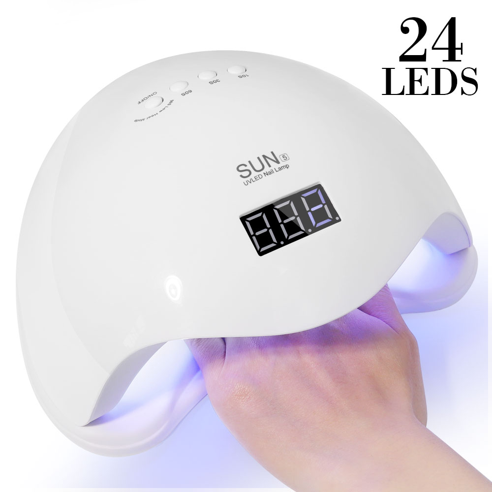 Lampe LED Ongles UV 4 Minuteries Capteur LCD Professionnel
