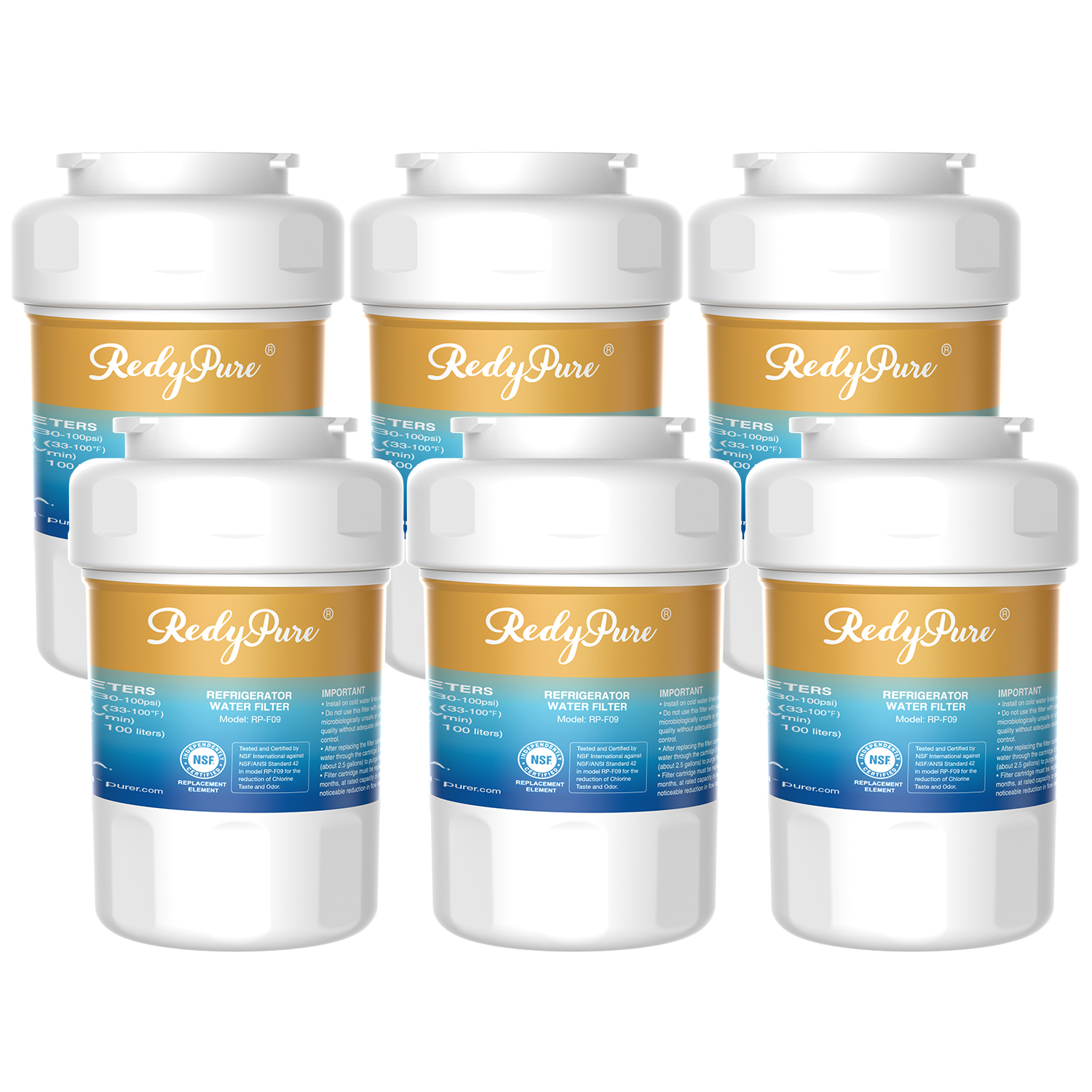 Filtre eau réfrigérateur GE MWF SmartWater Kenmore 1-6x